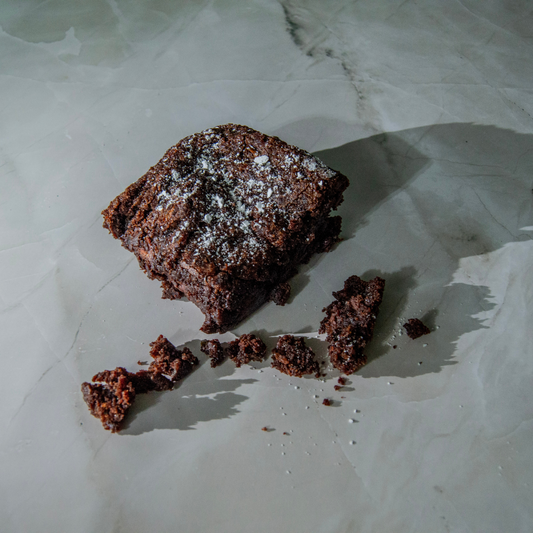 Vegan Turtle Brownie