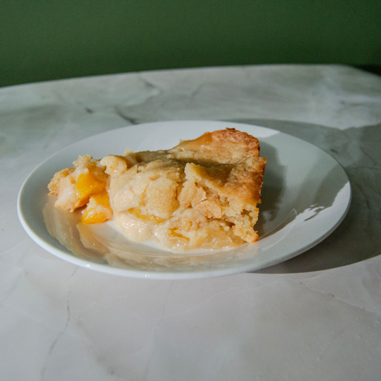 Vegan Peach Cobbler