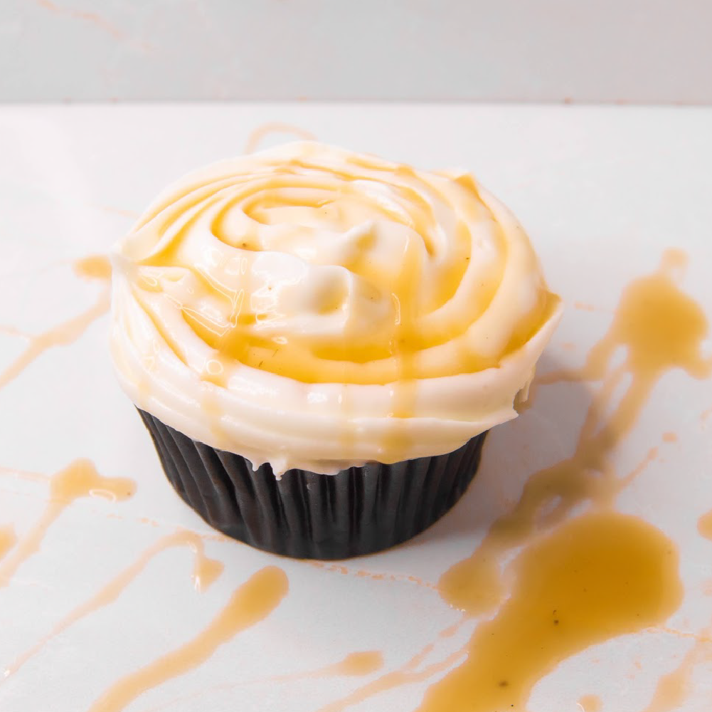 Vegan Salted Caramel Cupcake