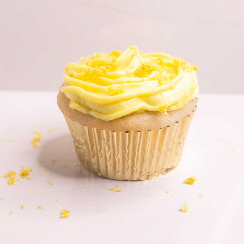 Vegan Fresh Lemon Cupcake