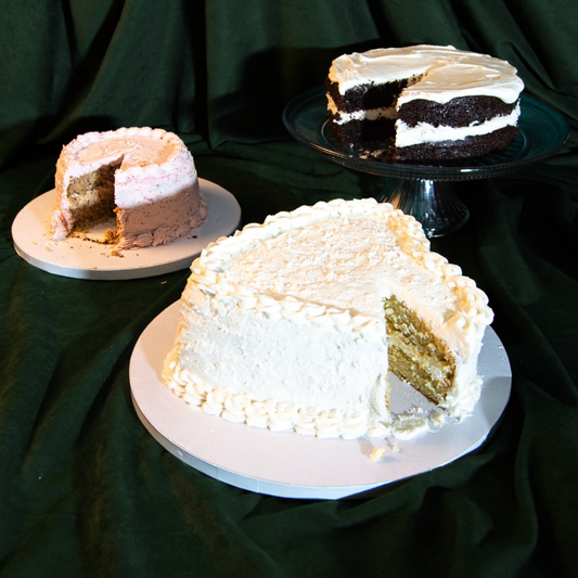 9" Heart Shaped Vegan Cake