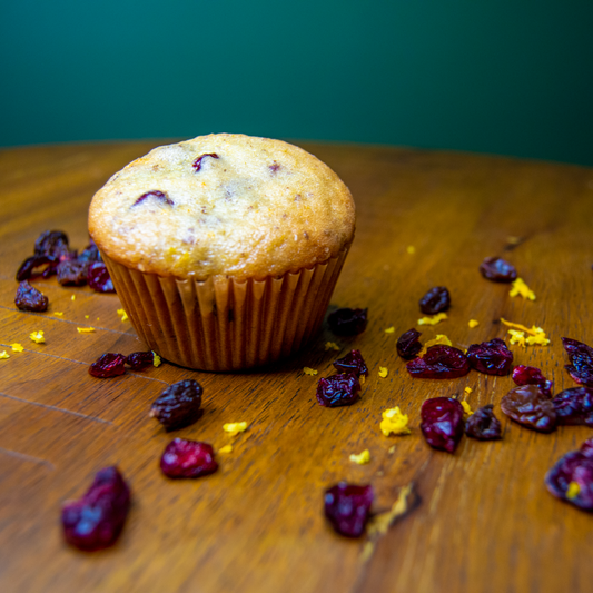 Vegan Cranberry Orange Muffin