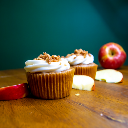Vegan Apple Crumble Cupcake