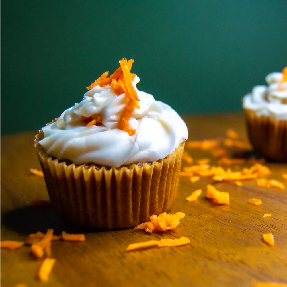 Vegan Carrot Cake Cupcake